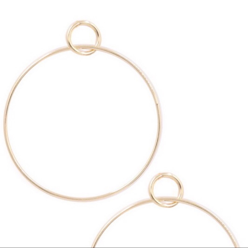 LAST‼️5 🌟 Interlinked Hoop Earrings - Picture 4 of 6